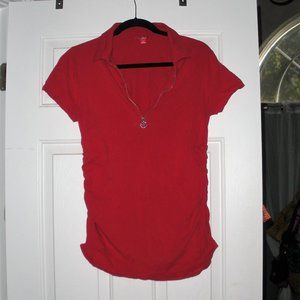 Vintage Guess with rare GJ charm front zipper /Red Size XL